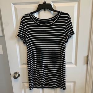 Windsor black and white striped mini dress size Sm